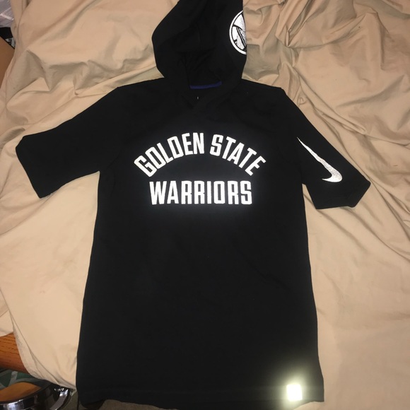 Nike Other - 🔥 Nike Golden State Warriors blackout hoody shirt